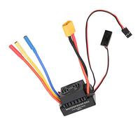 Phefop 60a Brushless ESC, Carte de Support de la Carte de Programme, Réponse Améliorée des Gaz, pour Le Modèle de Voiture SCX10 1/10 RC (XT60)
