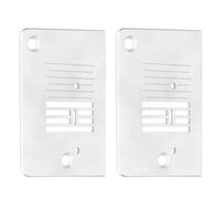 Phefop Accessoires de Remplacement de Plaque à Aiguille 1408 2250 Plaque à Aiguille pour Machine à Coudre, Facile à Installer, Robuste et Lisse, 2 Pièces, Pièces de Rechange