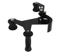 Phefop Adaptateur de Ponceuse à Bande en Acier Inoxydable, Meuleuse D'angle Robuste, Outil de Polissage Professionnel pour les Points de Soudage, Meulage du Bois, élimination de la (B)