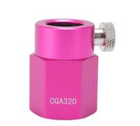 Phefop Adaptateur de Recharge de CO2, Kit de Connecteur de Cylindre de Fabricant de Soude en Alliage d'aluminium à Connexion Rapide, Conception Efficace pour une Utilisation Facile