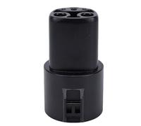 Phefop Adaptateur J1772 pour Chargement EV 80a, Cuivre plaqué Argent, Connecteur de Charge Rapide pour Modèle 3 Modèle Y S X