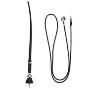 Phefop Antenne D'autoradio de 14,2 Pouces, Antenne Radio FM AM Universelle de Voiture avec Base Rotative à 180° et Câble de 1,3 Mètre pour unité Principale de Récepteur Stéréo de