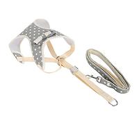 Phefop Arbre à Courroie Réglable du Câble de Chat Permanent: Confort et Preuve de sécurité pour Les Chats avec des Promenades Quotidiennes élégantes (Petit (adapté aux 2-6 CATTIES))