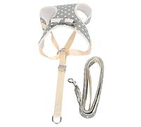 Phefop Arbre à Courroie Réglable du Câble de Chat Permanent: Confort et Preuve de sécurité pour Les Chats avec des Promenades Quotidiennes élégantes (Grande Taille (adaptée à 10-16 catties))