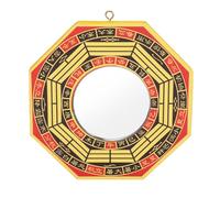 Phefop Bagua Mirror Mur Murning, Octogonal Feng Shui Mirror pour la Protection de la Maison, Symbole Traditionnel Chinois Décoratif pour une (Miroir concave de 6 pouces)