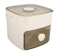 Phefop Boîte à Glaçons, Grand Bac de Rangement, Bouton de Libération Facile, Matériau PP de qualité Alimentaire, Poignées en Silicone avec Couvercle de la Poussière pour le Whisky, les (lait)