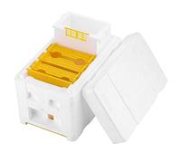 Phefop Boîte de Pollinisation Ruche Outil D’Apiculture | Blanchi à la Chaux, Structure Naturelle en Nid D'abeille, Entretien Minimal, Fournitures D'apiculture, Pour Jardin Balcon