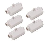 Phefop Bornier de Raccordement Haute Puissance 100A 1000V, Connecteur à | Construction en Laiton et ABS, Coque Ignifuge, Conception Compacte pour le Câblage de Plafonnier et de Compteur, Connexion