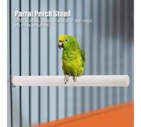 Phefop Boucles Loriques pour Les Jouets de Broyage de la Barre de Cage des Oiseaux Blancs pour Entraîner Les Muscles des Pieds Qui Conviennent aux Beaux Animaux Domestiques, Taille N ° 2 (2,5 * 30cm)