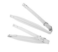 Phefop Bretelles d'accordéon, Ensemble de Sangles de Basse Réglables en Matériau PU 16-120 pour un Jeu Confortable (WHITE)