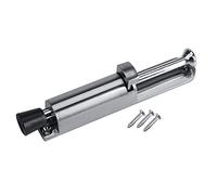 Phefop Butée de Porte étendue, en Alliage de Zinc de 6 Pouces, Butée de Porte à Marche Facile, Ressort pour Plinthe Inférieure, Bureau Domicile, Cuisine, Magasin, Restaurant (SILVER)