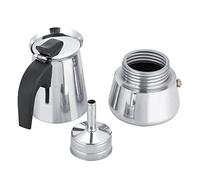 Phefop Cafetière en Acier Inoxydable, Cafetière Portable pour Usage Domestique avec Différentes Capacités 100 Ml 200 Ml 300 Ml 450 Ml (300ML)