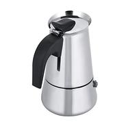 Phefop Cafetière en Acier Inoxydable, Cafetière Portable pour Usage Domestique avec Différentes Capacités 100 Ml 200 Ml 300 Ml 450 Ml (200ML)