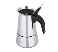 Phefop Cafetière en Acier Inoxydable, Cafetière Portable pour Usage Domestique avec Différentes Capacités 100 Ml 200 Ml 300 Ml 450 Ml (450ML)