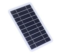 Phefop Chargeur de Batterie Solaire en Plein Air, 2W 5V Polycristalline Silicon Solar Charger Board Mobile Power Alimentation pour Small Power Station Generator Phones Banks