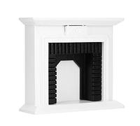 Phefop Cheminée Miniature à L’échelle 1:12, Décor de Maison de Poupée en Bois, Parfait pour Les Enfants et L’intérieur de la Maison, Jouet Fait à la Main pour Salle de Jeux et Paysage Féerique