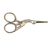 Phefop Ciseaux à Broder, Motif Cigogne Vintage en Acier Inoxydable, Cisailles à Grue Tranchantes pour la Couture, la Broderie et les Travaux Manuels - 9,4 Cm de Longueur pour les Projets de Couture