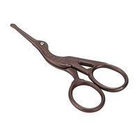 Phefop Ciseaux à Broder, Motif Cigogne Vintage en Acier Inoxydable, Cisailles à Grue Tranchantes pour la Couture, la Broderie et les Travaux Manuels - 9,4 Cm de Longueur pour les Projets de Couture