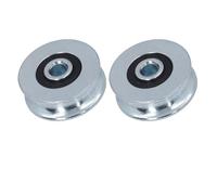 Phefop Conception de Roulement de Charge, Support Stable en Alliage en Acier Roue de Poulie de 40 Mm Diamètre Extérieur 8 Mm Diamètre du Trou Central, Roulement Silencieux Remplacer