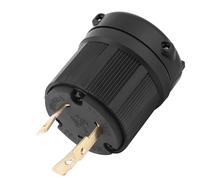 Phefop Connecteur de Verrouillage Résistant aux Produits Chimiques L5 30 30 A 125 V, Installation Rapide, 3 Pôles, 3 Fils pour Sortie de Générateur, Camping-car, Utilisation électrique à Quai