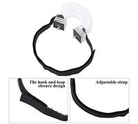 Phefop Correcteur D'archet de Violon, Redresseur D'archet de Violon en Plastique Transparent avec Sangle Réglable, Conception de Fermeture à Boucle à Crochet pour L'entraînement la (Pour violon