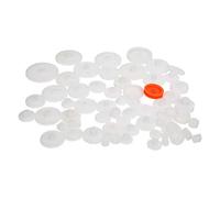 Phefop Courroie, Poulie, Arbre, Manchon D'arbre fileté, Ensemble 64 Pièces | Plastique ABS Résistant à la Déformation, variété de 64 Pièces, Comprend Engrenages Poulies Manchons, pour Robots DIY