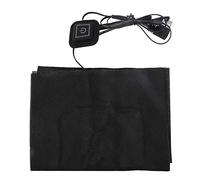 Phefop Coussin Chauffant électrique 35x15 Cm, Coussin Chauffant USB 5V 2A | Construction en Fibre de Carbone, Design à Coudre pour Tissu ou Housse de Siège, Fonctionne avec une Batterie Externe pour