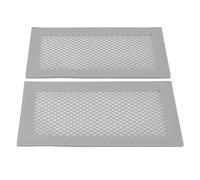 Phefop Couvercles de Ventilation à l'épreuve des Enfants, 2 Pièces, Couvercles de Ventilation en Silicone Souple pour Registre de Sol de sécurité pour bébé, pour Usage Domestique (GRAY)