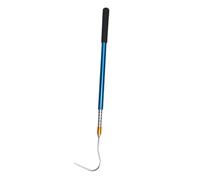 Phefop Crochet d'échelle de Grenier, Tige de Crochet Télescopique en Acier Inoxydable et Alliage d'aluminium de 159 Cm de Long, Poignée Antidérapante, Robuste pour Porte Roulante de Garage, Accès au