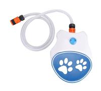 Phefop Distributeur d'eau pour Chien, Fontaine Interactive en Plastique Robuste pour Animaux de Compagnie, pour l'hydratation en Plein Air, Adaptée aux Chiens
