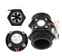 Phefop DN50 Flowmeter for Water Heater, 10-200L/min Liquid Hall Sensor | Débitmètre à Effet Hall, DC 4,5-12V, Pression D'eau ≤1,75 Mpa, Température de Travail ≤80°C, Sortie Impulsionnelle, Système
