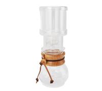 Phefop Ensemble de Cafetière Goutte à Goutte en Verre Transparent avec Vanne de Débit Réglable, Vanne de Débit Réglable pour Machines à café, Système d'infusion à Froid de 400 Ml avec Verre