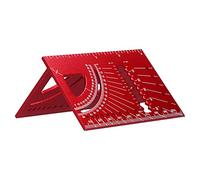 Phefop Équerre de Menuiserie avec Règle D Angle à Onglet 3D, Outil de | Alliage D’aluminium, échelle Gravée au , 3 Mm D’épaisseur, Fonctionne pour le Transfert D’angle et Guide de Perçage jusqu’à