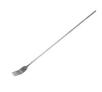 Phefop Fourchette Extensible, 8,7 à 25,4 Pouces de Long, Fourchette Rétractable Portable en Acier Inoxydable pour Barbecue, Dîner, Desserts aux Fruits, Taille Compacte, Facile à Ranger