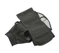 Phefop Gilet d'anxiété réglable et respirant pour chien avec bande adhésive réfléchissante, convient pour l'anxiété de séparation, crochet et fermeture à boucle, pour les voyages et les feux