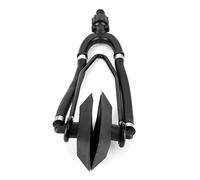 Phefop Grands Cache-Oreilles Rectangulaires à Double Alimentation, Cadre en Acier Robuste, Outil de Rinçage Complet du Moteur pour Accessoires de Nettoyage de Bateau Hors-Bord