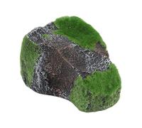 Phefop Grotte de Cachette de Reptile en Résine, Grotte de Cachette de Roche de Reptile 14 X 7 X 8 Cm avec Plate-Forme de Repos et Abri de Cache de Rampe pour Aquarium de Poissons de Tortue Gecko