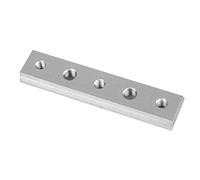 Phefop Guide à Rainure en T et Barre de Guidage en Alliage D'aluminium pour Travaux de Menuiserie - Tailles 100 Mm, 200 Mm, 300, 450 - Surface Anodisée - Trous M6 et M8 (Curseur en forme de T de