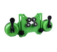 Phefop Guide de Scie Cloche pour Carrelage, Gabarit de Perçage Réglable en Plastique avec 2 Ventouses pour une Coupe Précise du Verre (Localisateur)