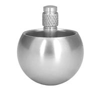 Phefop Gyroscope à Bascule en Métal, 2 Pièces, Jouet en Acier Inoxydable pour Enfants et Adultes, Tuer Le Temps, Cadeaux Contre Le Stress et l'anxiété (Silver)