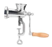 Phefop Hachoir à Viande en Acier Inoxydable, Hachoir à Viande Manuel avec Tubes de Remplissage pour la Cuisine Domestique, adapté au Broyage du Bœuf, du Porc et des Saucisses