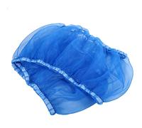 Phefop Housse de Cage à Oiseaux, Filet en Nylon Souple pour Perroquets et Perruches, Cordon de Serrage Réglable, Taille M (Blue)