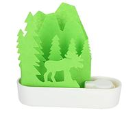 Phefop Humidificateur pour Reptiles, Style Forêt Norvégienne Verte, Diffuseur d'air avec Plante Artificielle, Silencieux et à Brume Fraîche, pour Lézards, Tortues, Petits Serpents et