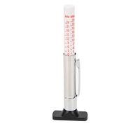 Phefop Jauge de Profondeur de Pneu de Voiture 0-25 Mm, Outil Portable de Jauge de Profondeur de Pneu à Code Couleur avec Clip de Poche Universel pour Tous les Tests de (Homochromie branchée et non