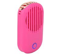 Phefop Je Travaille le Ventilateur de Climatisation de Climatisation du Ventilateur de la Sécheuse pour la Colle et le Refroidissement sur le Bureau, Batterie de 800 MAh, Rose, Résistance 4 H pour