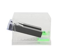 Phefop Joue de Soins de Cricket en Acrylique Kit de Soins de Cricket Boîte d' de avec Baignoire de Couvercle Amovible pour Reptiles Scorpions Scorpions (L)