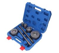 Phefop Kit de 9 Pièces Trépan à Béton 30-100 Mm, Foret en Alliage Dur pour Maçonnerie Pierre Brique avec Angle 135 Degrés, pour Installation de Tuyau de Climatiseur et D'eau