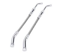 Phefop Kit de Grattoirs à Glace pour Motoneige, Grattoirs à Câble en Acier allié galvanisé, 2 Pièces pour Traîneaux Inversés et Non Inversés, Hauteur de Piste de 2,5 Pouces, Hyfax de Refroidissement