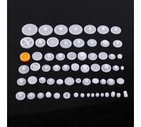 Phefop Kit de Petits Engrenages en Plastique, Accessoires de Support D'arbre de Poulie D'engrenages à Double Couronne Simple pour les Projets de Robotique de Voiture RC (Kit d'équipement 64 types)