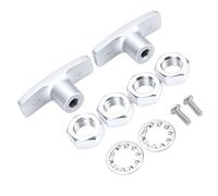 Phefop Kit de Poignée de Valve d'égout pour Camping-car, Ensemble de Remplacement de Valve de Déchets en Métal avec Matériel Durable pour Tige d'extension 'eau Noire Compatible avec la Plupart des